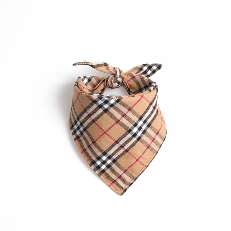 Customizable Classic Designer Inspired Plaid Bandannas