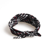 Customizable Classic Designer Inspired Plaid Bandannas