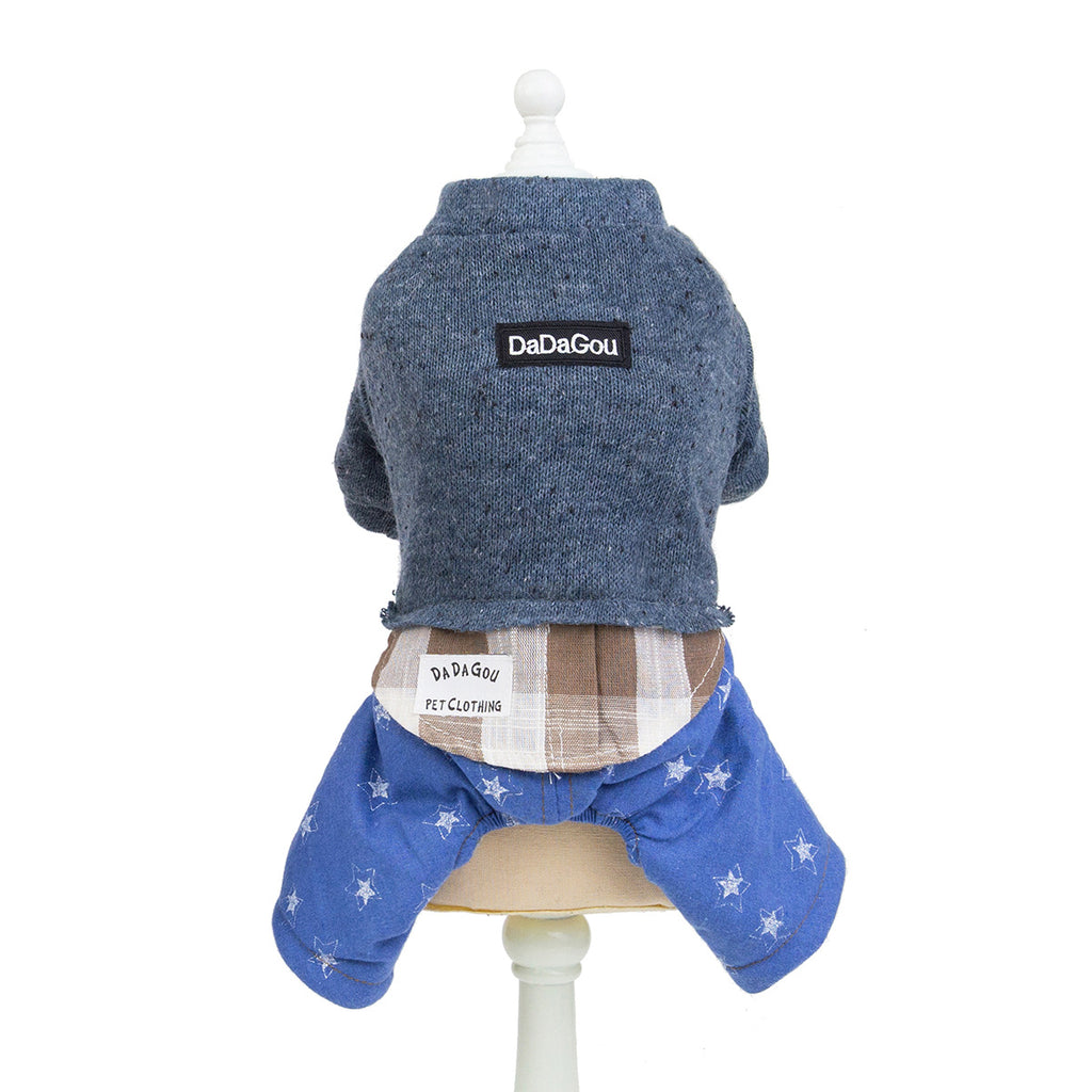 Toby's Dapper / Preppy One Piece Jumper Puppy Outfit