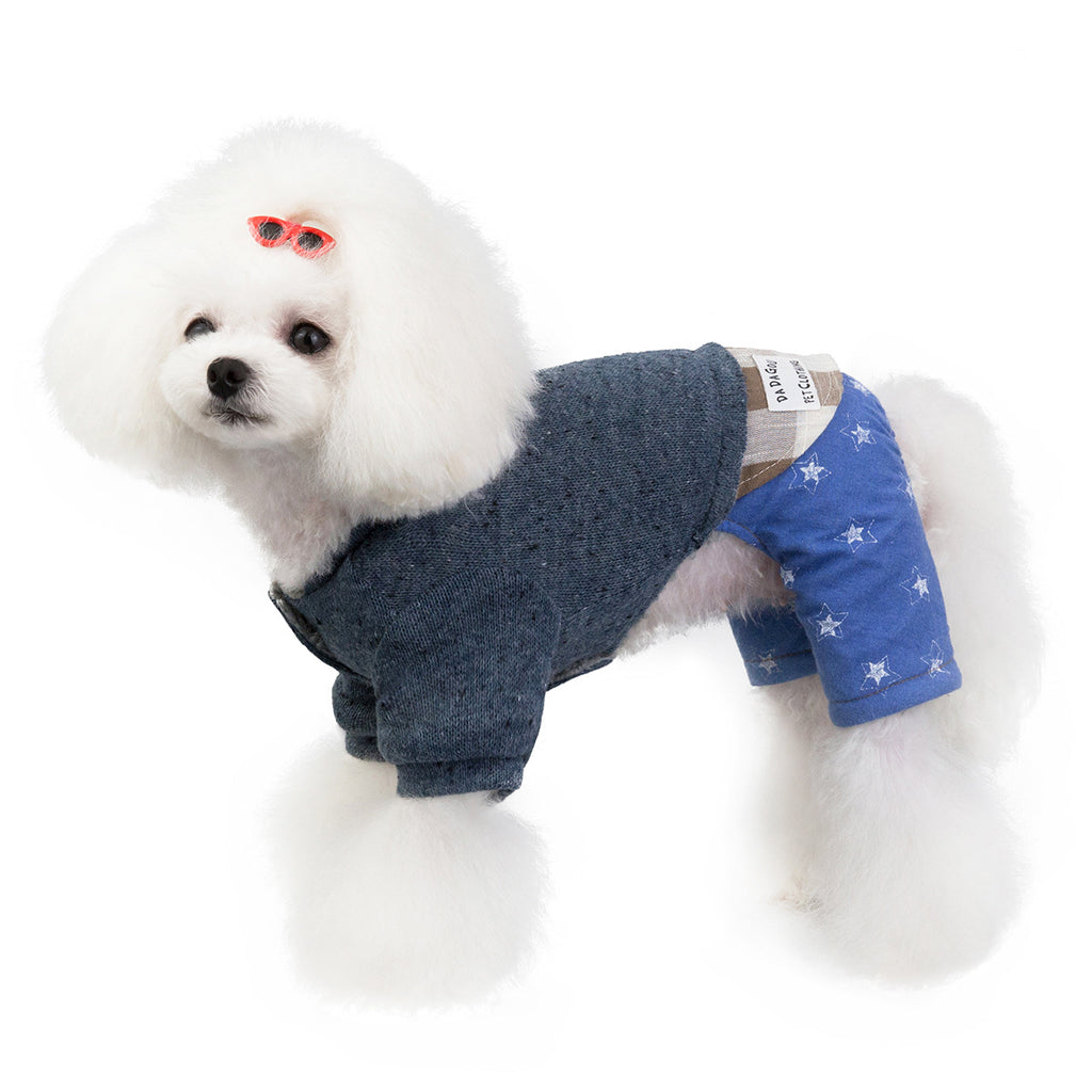 Toby's Dapper / Preppy One Piece Jumper Puppy Outfit