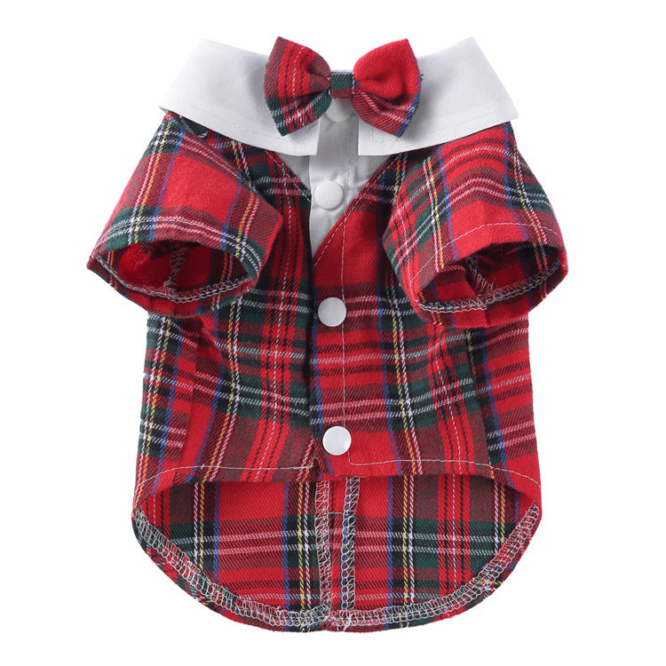 Dog / Cat Holiday Plaid Jacket