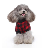 Pet / Dog / Cat Red and Black Buffalo Plaid Pajama