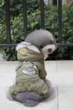 Toby's Super Cool Pet / Dog Hooded Puffer Snowsuit