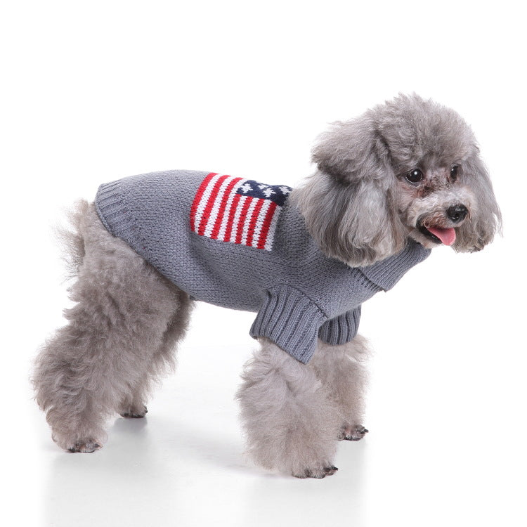 Pet / Dog / Cat American Flag Sweater, Super soft, comfy Sweater