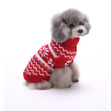 Pet Festive Classic Fair Isle Sweater In Red