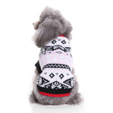 Pet Festive Classic Fair Isle Sweater in Pink and Navy