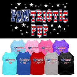 PAWRIOTIC STARS & STRIPES AMERICANA PUP SCREEN PRINT SHIRTS