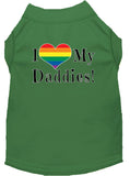 I Love my Daddies Screen Print Dog / Cat T-Shirt