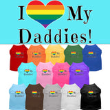 I Love my Daddies Screen Print Dog / Cat T-Shirt