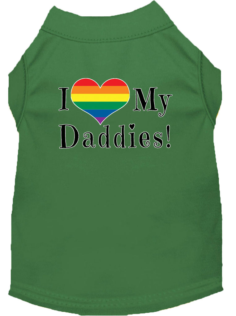 I Love my Daddies Screen Print Dog / Cat T-Shirt