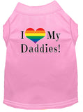 I Love my Daddies Screen Print Dog / Cat T-Shirt
