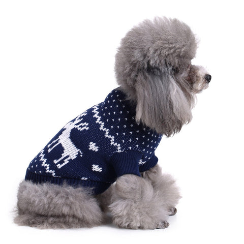 Pet Festive Classic Fair Isle Sweater. Christmas sweater