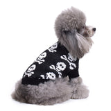 Dog Halloween Skull Sweater