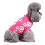 Dog Halloween Skull Sweater