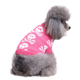 Dog Halloween Skull Sweater