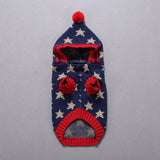 Toby's Dog Star Sweater Hoodie, Classic Hooded Sweater for Dogs, Holiday Sweater