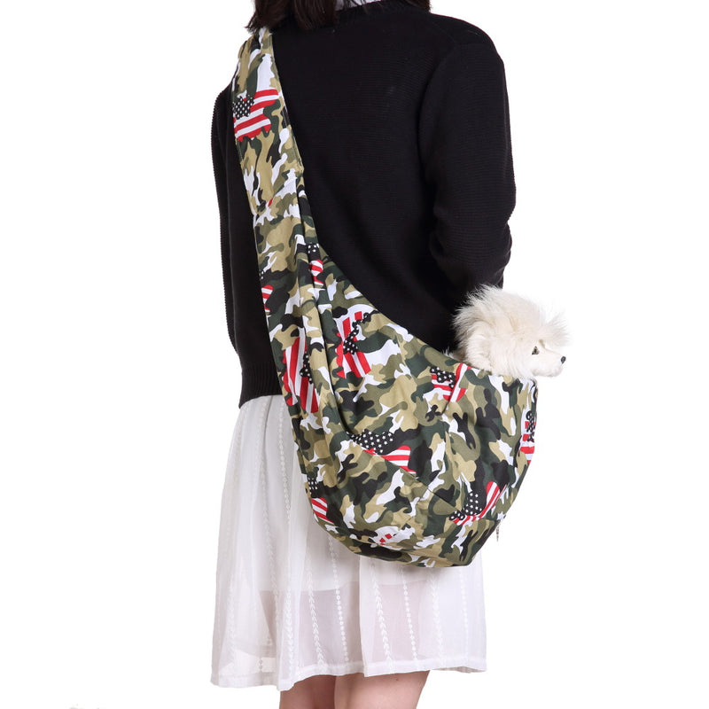Toby's Camouflage Easy Pet Carrier Sling Bag