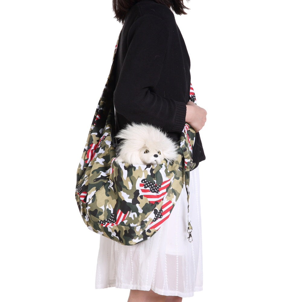 Toby's Camouflage Easy Pet Carrier Sling Bag