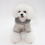Pet / Dog Faux Shearling Dog Biker Coat