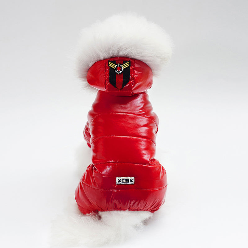 Pet / Dog Super Trendy Hoodie Puffer Snowsuit Coat