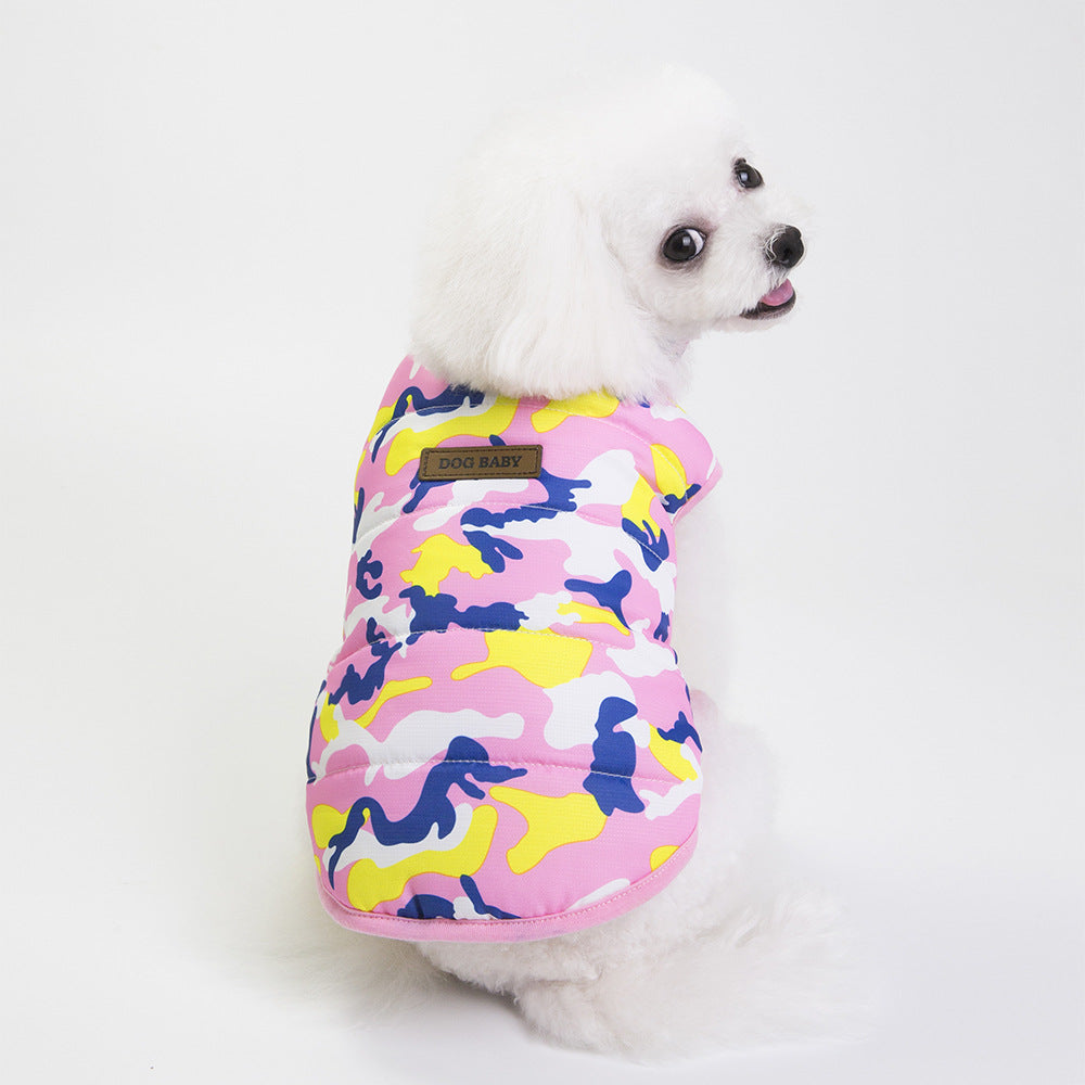 Pet / Dog / Cat Camouflage Puffer Jackets
