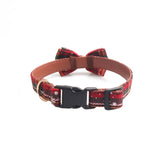 Pet / Dog Holiday Christmas Bow Tie Collar