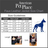 Pet / Dog Skater Faux Leather Jacket