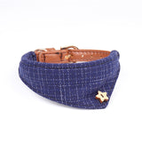 Trendy pet bandanna with collar
