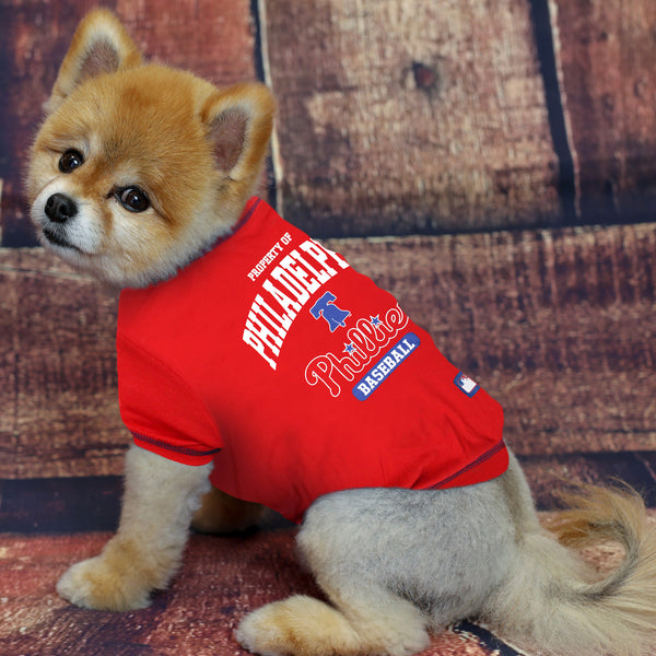 Pets First MLB Philadelphia Phillies Dog/Cat T-Shirt – American Pet Place