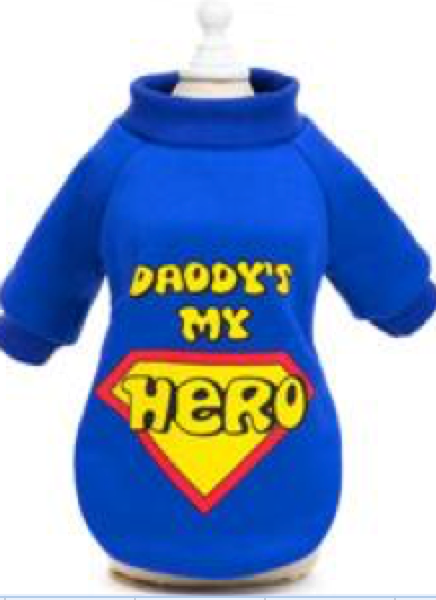 Pet / Dog Daddy’s My Hero Graphic Super Soft Luxe Sweatshirt