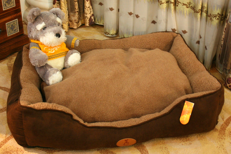 Rectangular Bolster Cat & Dog Bed