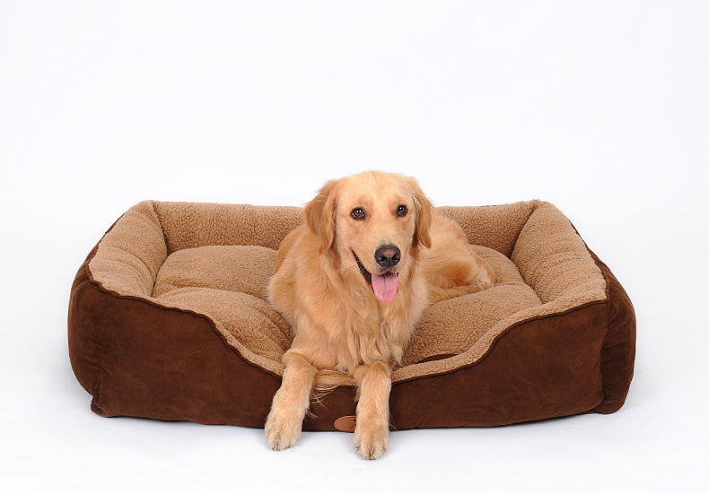 Rectangular Bolster Cat & Dog Bed