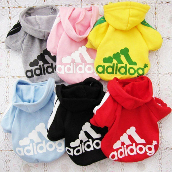 Pet Dog Super Soft Adidog Hoodie Sweatshirt Adidas American Pet Place