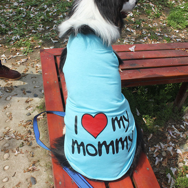 Pet / Dog I love mommy, I love daddy Tank Top