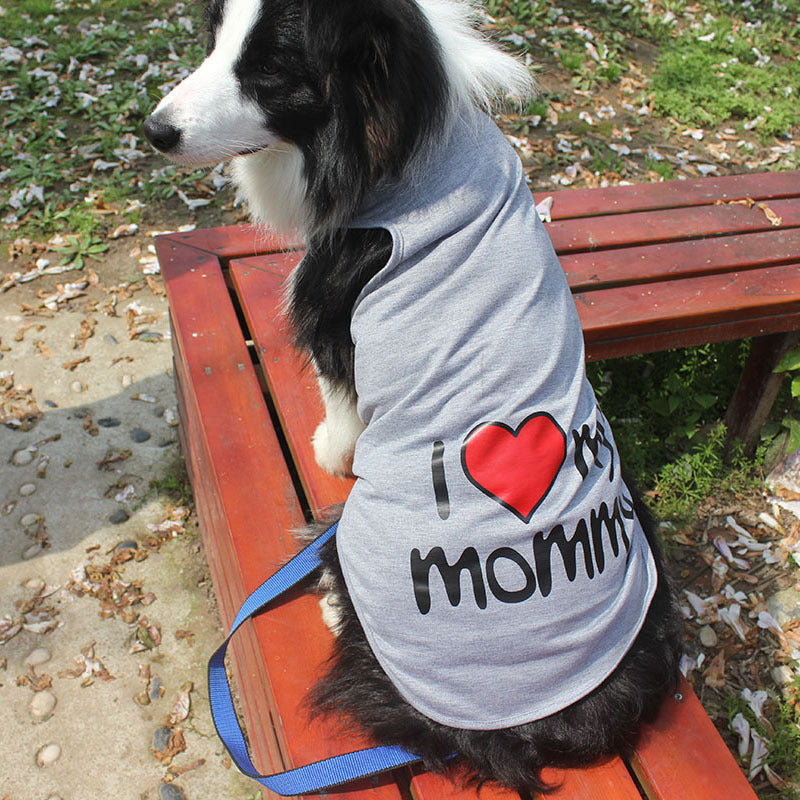 Pet / Dog I love mommy, I love daddy Tank Top