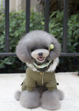 Toby's Super Cool Pet / Dog Hooded Puffer Snowsuit