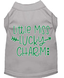 Little Miss Lucky Charm Screen Print Dog Shirt