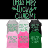 Little Miss Lucky Charm Screen Print Dog Shirt