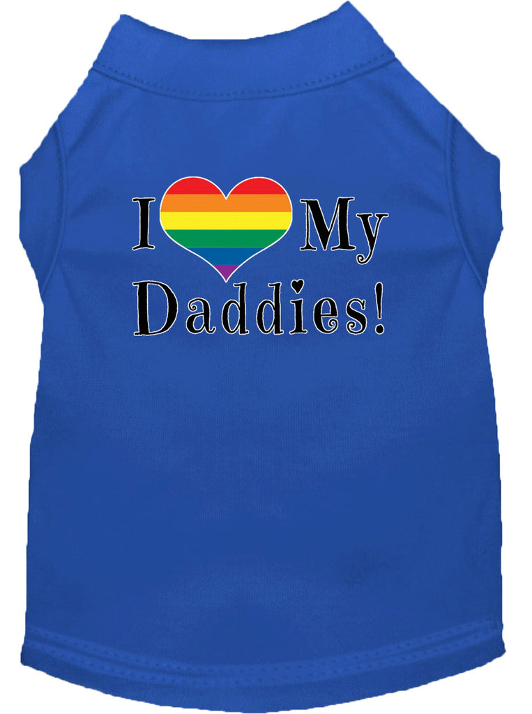 I Love my Daddies Screen Print Dog / Cat T-Shirt