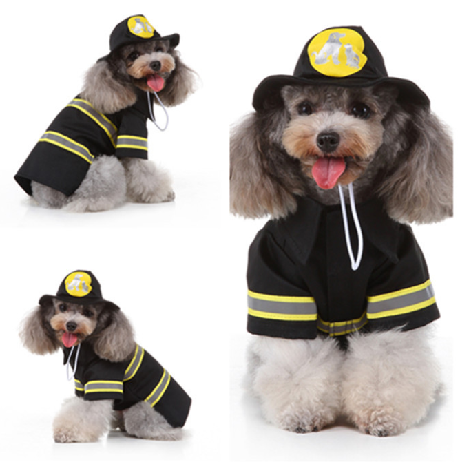 Dog firemen Costume Halloween