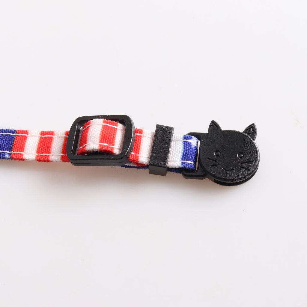 Cat, Dog American flag bow tie collar