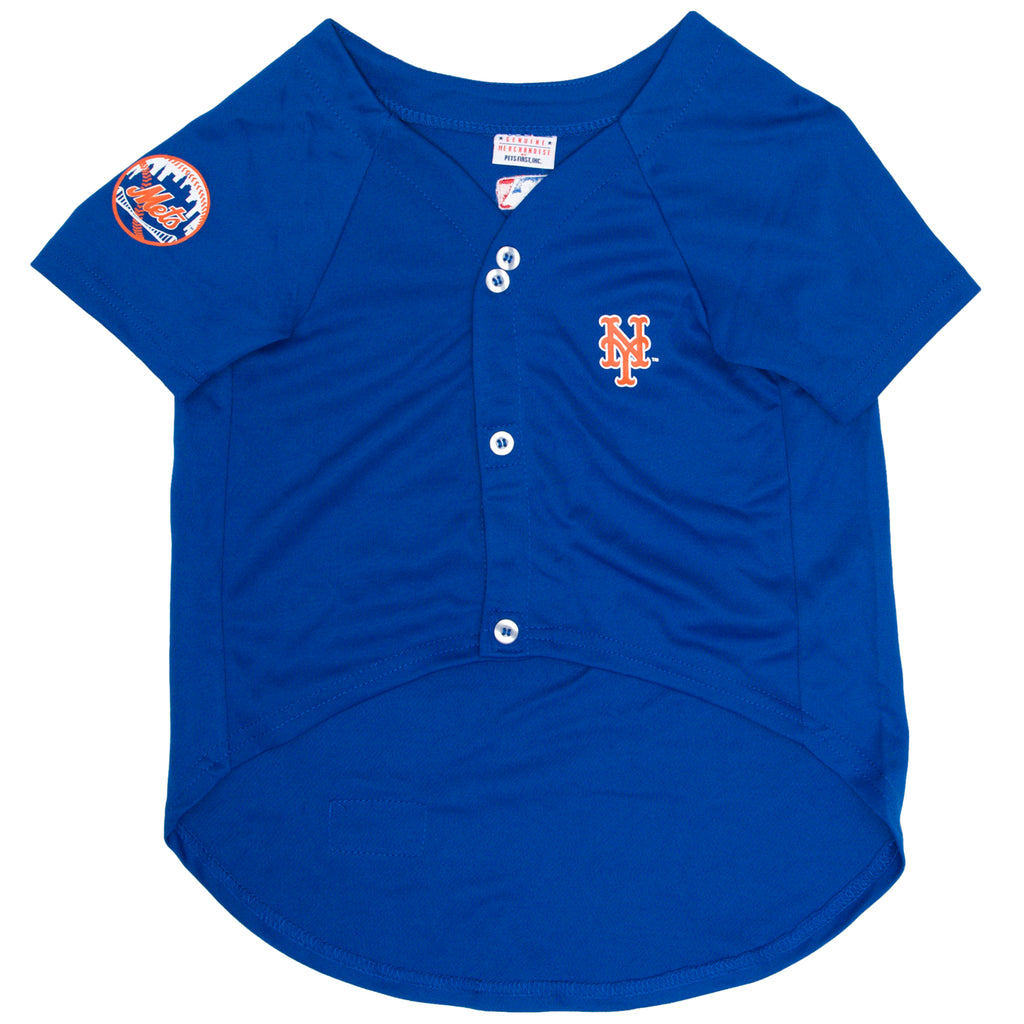 Pets First MLB New York Mets Dog Jersey, Large. - Pro Team Color