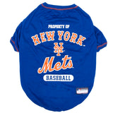 Pets First MLB Mets Dog/Cat T-Shirt