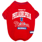 Pets First MLB Philadelphia Phillies Tee Shirt for Dogs & Cats