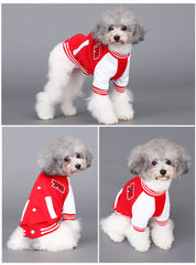 F2CE Dog Woolen Varsity Jacket