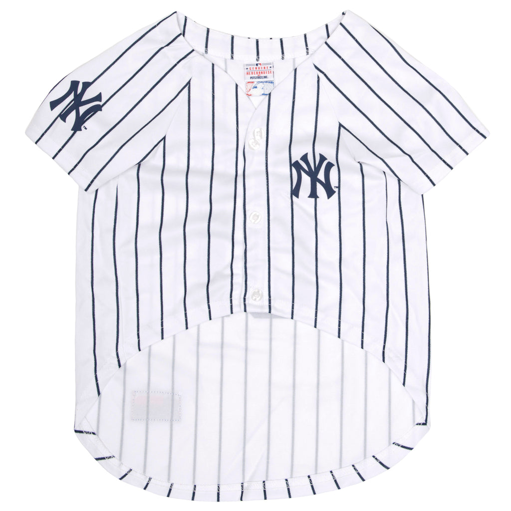 New York Pink Yankees Pets First MLB Dog & Cat Baseball Jersey for