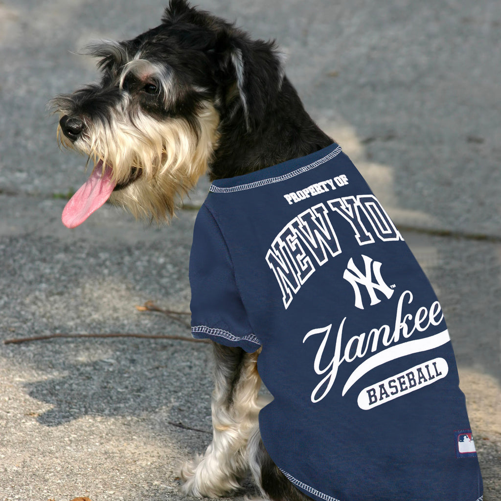 Pets First MLB Baseball New York Yankees Dog & Cat Jersey - X-Small
