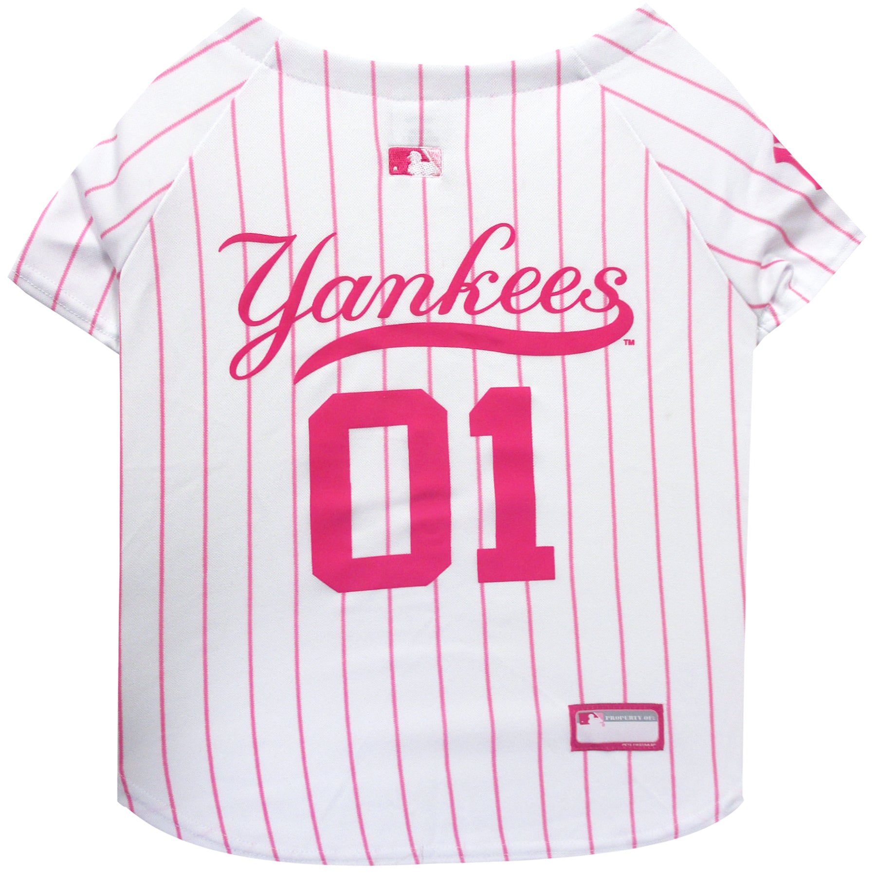 BABW MLB Cubs Brewers Yankees Pink Team Jersey Genuine MLB Merchandise NWT